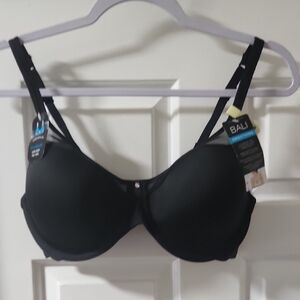 Bali Women's Classic Black Full-Coverage Bra